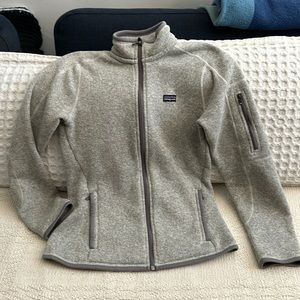 Patagonia Women’s Better Sweater Full Zip Jacket Heather Grey Size Small